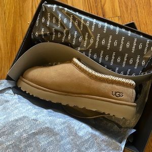 Ugg x Madhappy chestnut Tasman slippers